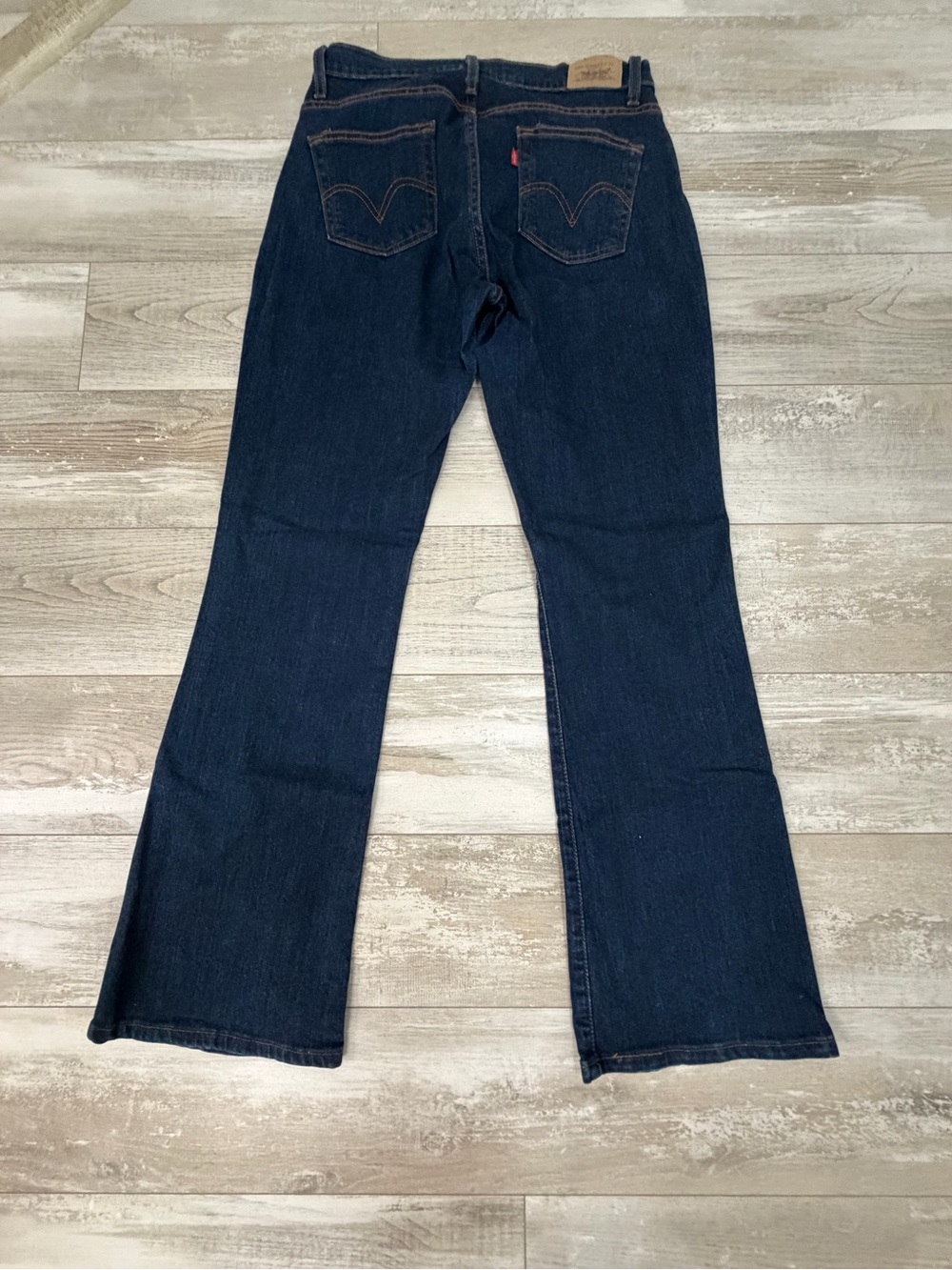 Levi's 529 Curvy Bootcut Jeans Dark Wash Denim Size 10 - Picture 4 of 11